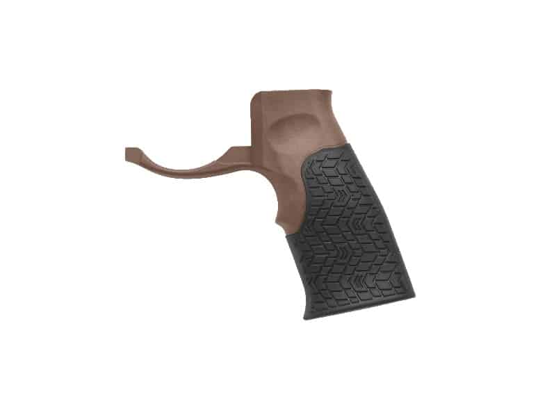 Daniel Defense DD Milspec+ brown pistol grip with integrated trigger guard