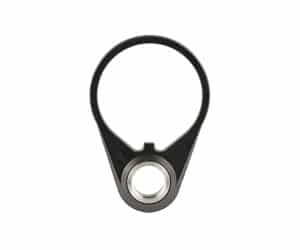 Radian Ultralight QD Endplate for AR-15, black anodized with titanium QD cup