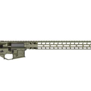 Radian Weapons Model 1 builder kit components in OD Green Cerakote, 15.5in configuration