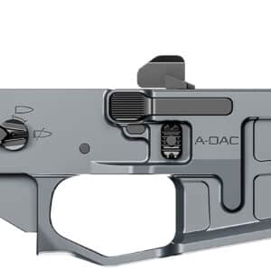 Radian A-DAC 15 lower receiver in gray, billet 7075-T6, ambidextrous controls