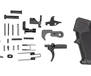 Odin Works ODIN ENHANCED LPK lower parts kit in black with nitride-coated major parts and winter trigger guard