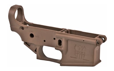 FMK Firearms AR-1 polymer AR-15 stripped lower receiver in Burnt Bronze matte finish