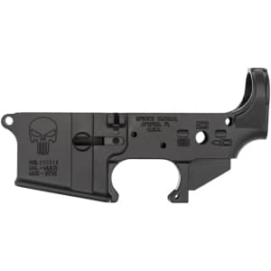 Spikes Tactical STLS015 Punisher stripped lower receiver 7075 aluminum black anodized