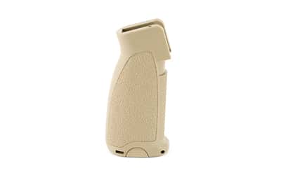 BCM Gunfighter Mod 0 pistol grip in Flat Dark Earth with hinged storage compartment