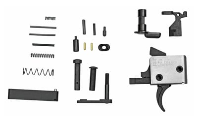 CMC Triggers AR-15 lower parts kit with curved single-stage trigger, small-pin configuration