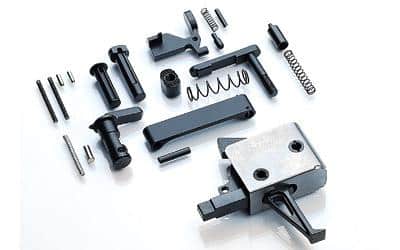 CMC Triggers AR lower parts kit with single-stage flat trigger and small-pin fit
