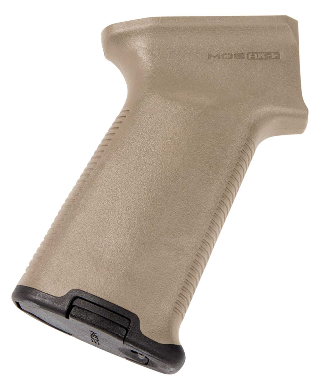 Magpul MOE AK+ Grip Flat Dark Earth polymer grip with overmolded rubber
