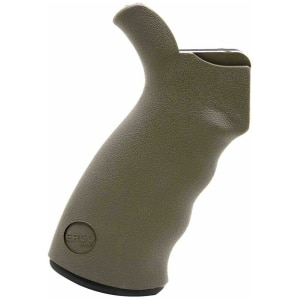 ERGO SUREGRIP AR15/M16 enhanced ambidextrous grip kit in OD Green showing textured surface and Gapper