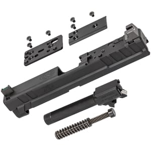 Springfield Armory XD OSP slide assembly with 4-inch 9mm barrel and optics plate