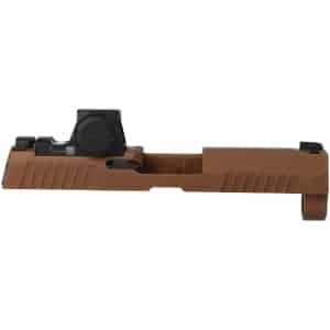Sig Sauer P320 ROMEO-X slide assembly, coyote brown, 3.9-inch, 9mm