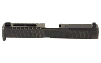 Noveske OR slide for Glock 17 G5 in black with DLC finish, optics-ready, includes sights and plates