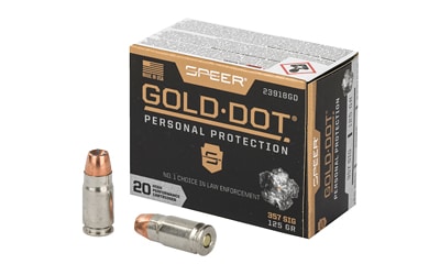 Speer .357 SIG 125gr GOLD DOT Brass – 20rd