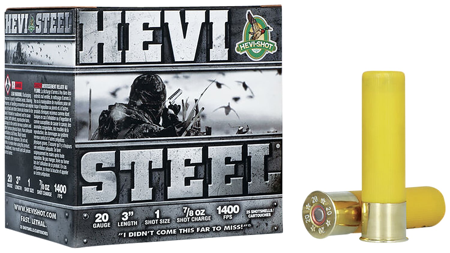 hevi-shot 20 Gauge Steel – 25rd