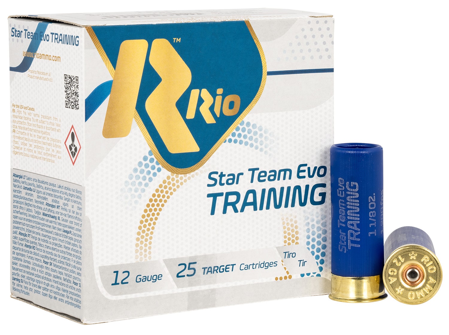 Rio Star Team Evo 12ga 2-3/4" 1-1/8oz 7.5 Shot 25ct box