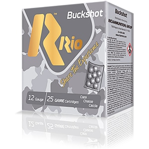 Rio Royal Buck 12ga 2-3/4in 9-pellet #1 buckshot 25-count box