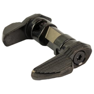 TriggerTech black AR-15 short-throw ambidextrous safety 45°/90°