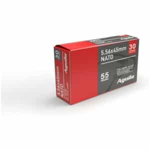 Aguila 5.56x45mm NATO 55gr FMJ 30-round box