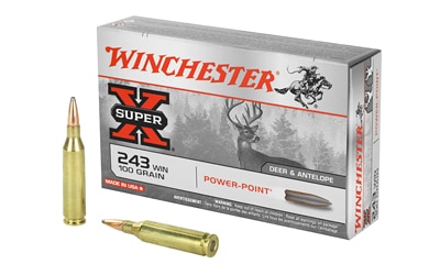 Winchester .243 Winchester 100gr Brass – 20rd