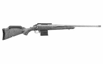Ruger American Rifle Gen II .223 Rem 20 inch spiral-fluted threaded barrel gray splatter stock