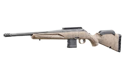 Ruger American Rifle Gen II Ranch 5.56 NATO 16.1in fluted threaded cobalt barrel FDE splatter stock