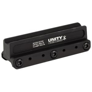 Unity Tactical FAST COG optic mount for ACOG/VCOG, 2.05-inch centerline, anodized black