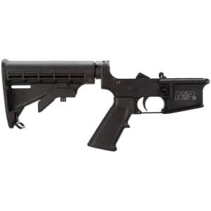 Smith & Wesson M&P15 assembled lower receiver black with collapsible stock