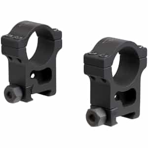 Trijicon AC22011 30mm extra-high black hardcoat anodized riflescope rings