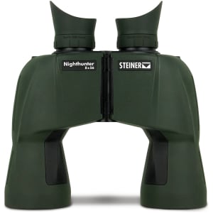 Steiner Nighthunter 8x56mm BaK-4 Porro binoculars in matte green with rubber armor
