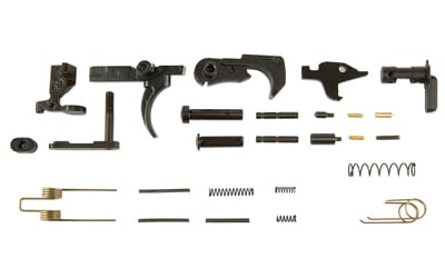 KAK Industry AR-15 lower parts kit, black — no pistol grip or trigger guard