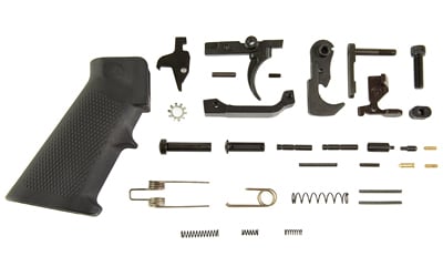 KAK Industry AR-15 Lower Parts Kit Complete, Black finish
