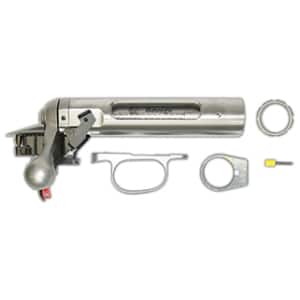 Savage target barreled action stainless right-bolt left-port product image