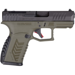 Derya DY9Z 9mm 3.5in OD Green and Black striker-fired pistol