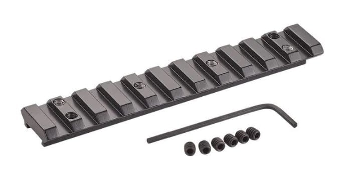 Henry Picatinny Adapter HLPA001 gloss black 3/8 dovetail to Picatinny rail 0 MOA