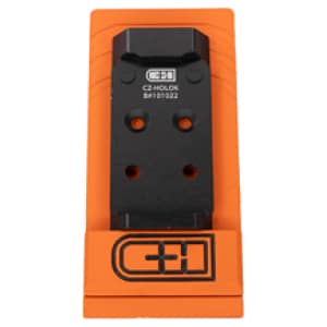 C&H Precision optic mounting plate for CZ P-10 to HOLO 407K, anodized black