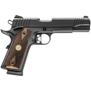 Charles Daly 1911 Superior .45 ACP 5-inch pistol, black finish with walnut diamond checkered grips and ZeroTech micro reflex