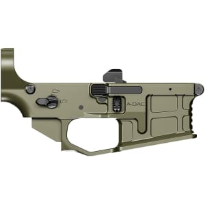 Radian Weapons A-DAC 15 lower receiver in Olive Drab Green with ambidextrous controls