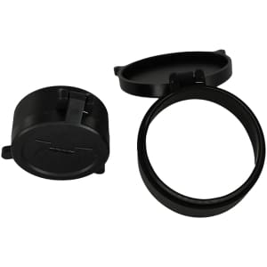 Huskemaw Optics 20SFC530T black rubber flip-up lens caps for 56mm objective