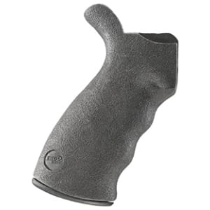 Ergo ambidextrous rigid AR-15 grip polymer black with The Gapper