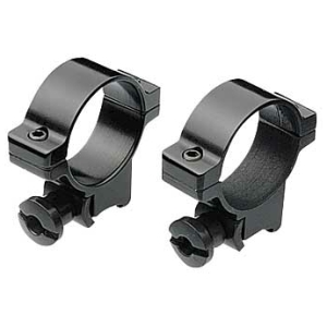 Burris 1 inch medium aluminum rimfire rings, gloss black, fits 3/8 inch dovetail