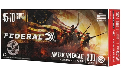 Federal .45-70 Government 300gr JSP Brass – 20rd