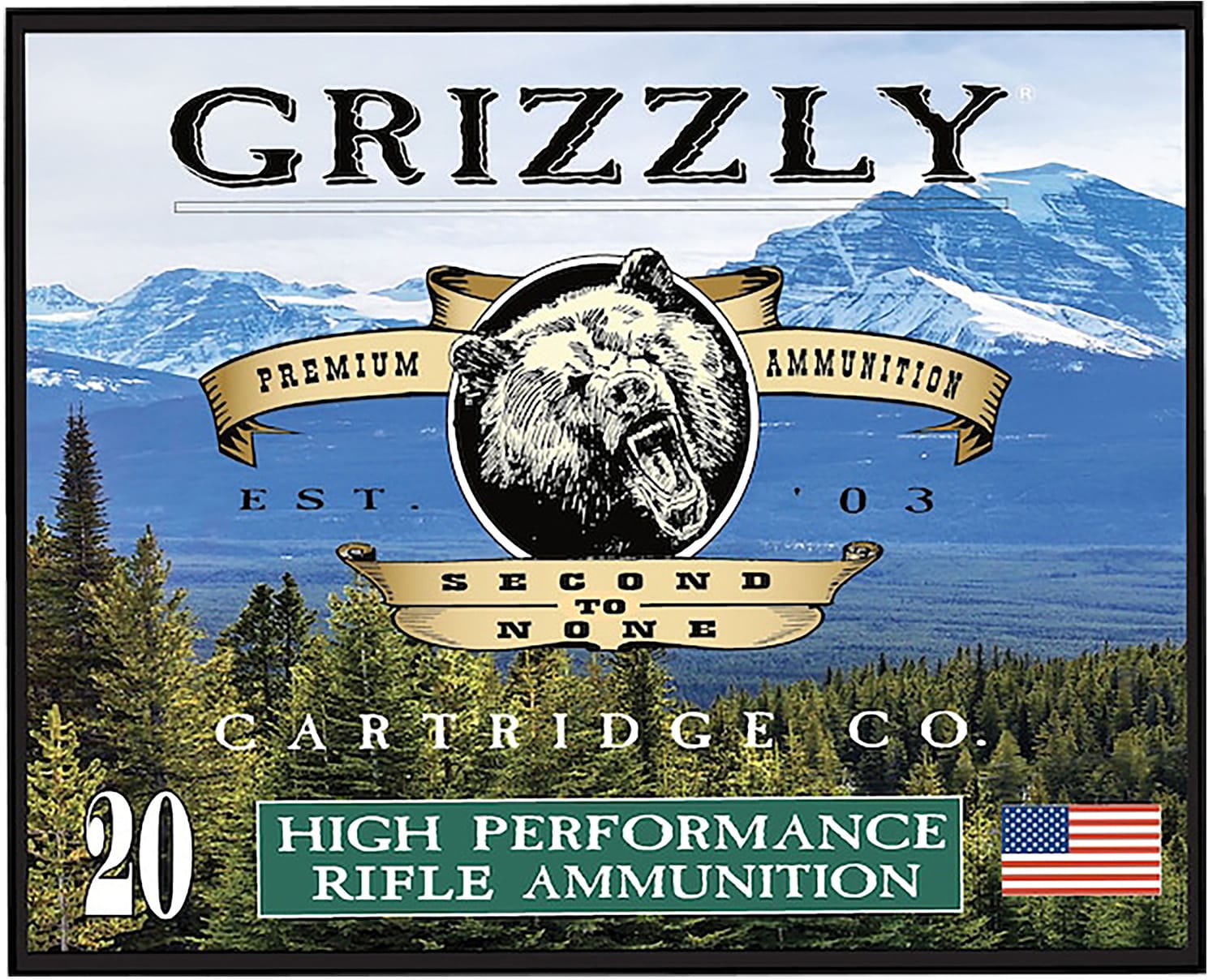 Grizzly-Ammo .357 Magnum 148gr FMJ – 20rd