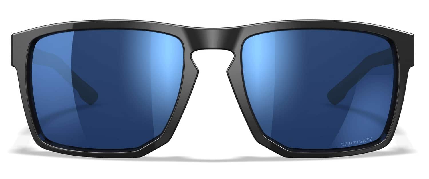 Wiley X APEX Captivate (AC6APX09) Blu/Gloss Black shooting glasses