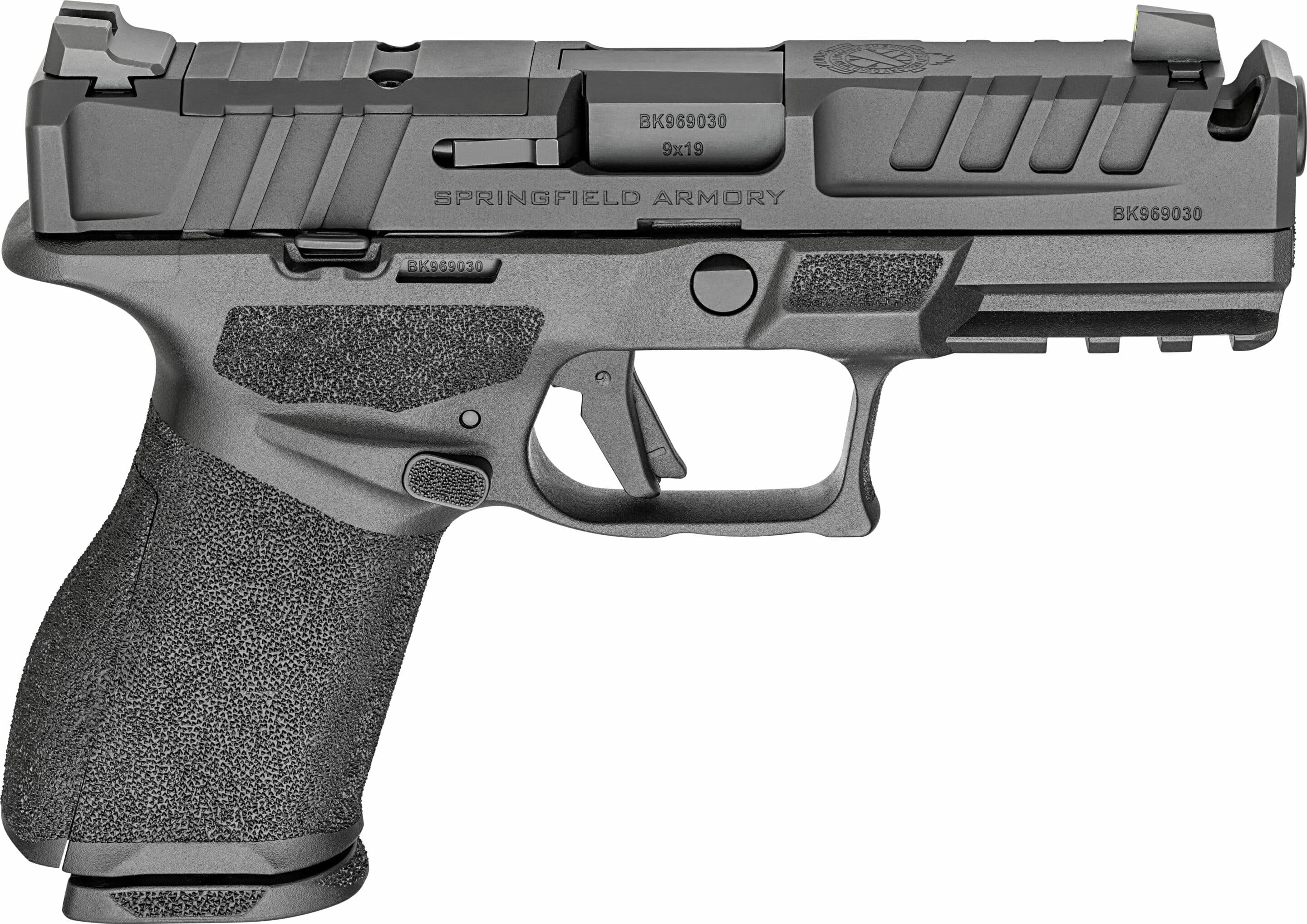 Springfield Armory Echelon 4.0C Comp 9mm 4in pistol in black with tritium U-Dot sights