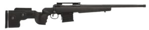 Savage 10 GRS 308 Win bolt-action rifle with 20-inch threaded barrel and black synthetic GRS stock