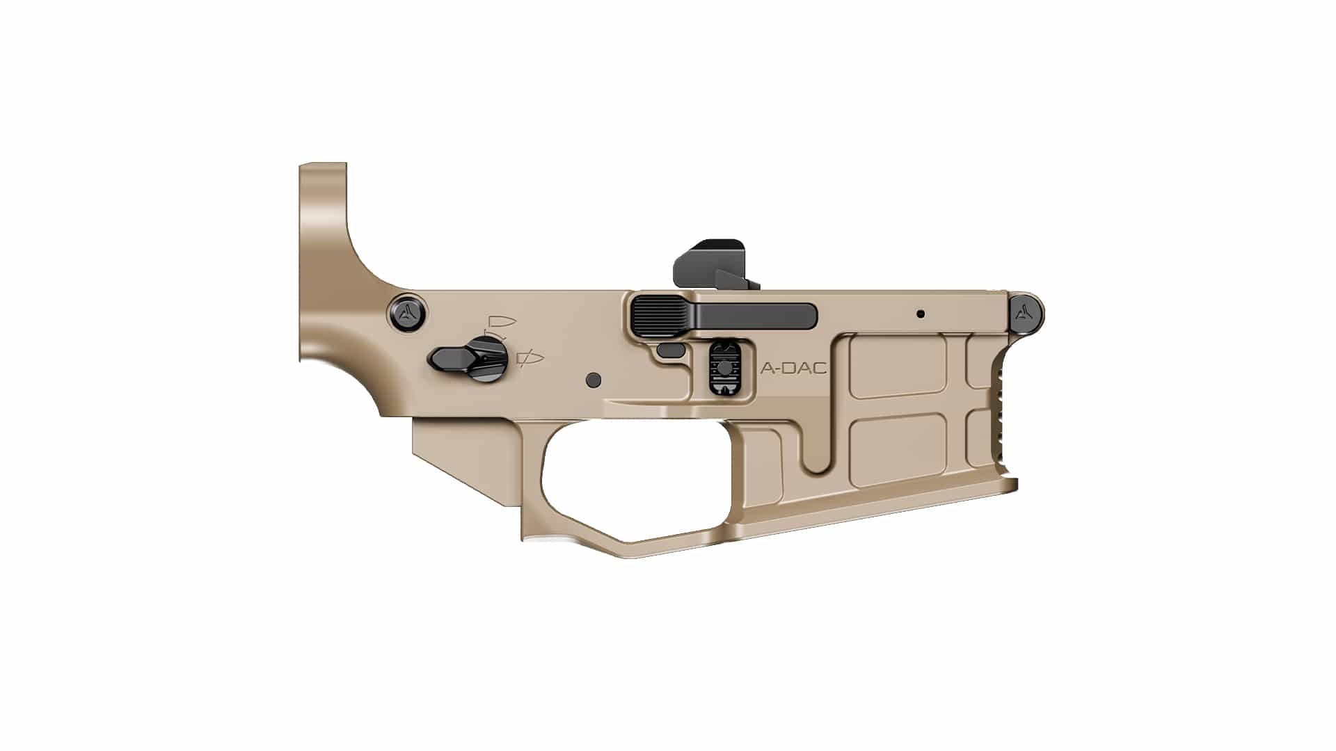 Radian Weapons A-DAC 15 ambidextrous AR-15 lower receiver in Flat Dark Earth