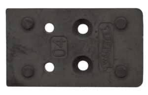 Walther Arms optic plate 5136212 nitride steel for PDP 2.0, top view