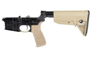 BCM BLEM complete lower receiver with MOD-0 stock in Flat Dark Earth