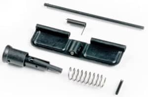 Lantac M-SPEC Upper Parts Kit for AR-15 showing ejection port cover and forward assist components
