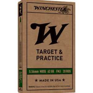 Winchester M855 Green Tip 5.56 NATO 20-round box