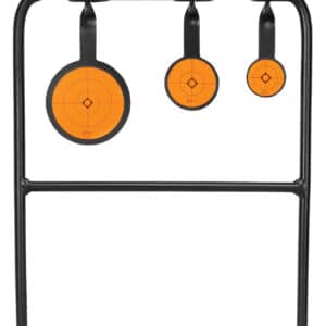 Caldwell Plink n Swing Triple Spin rimfire steel target black orange 1.75/2.5/3.5